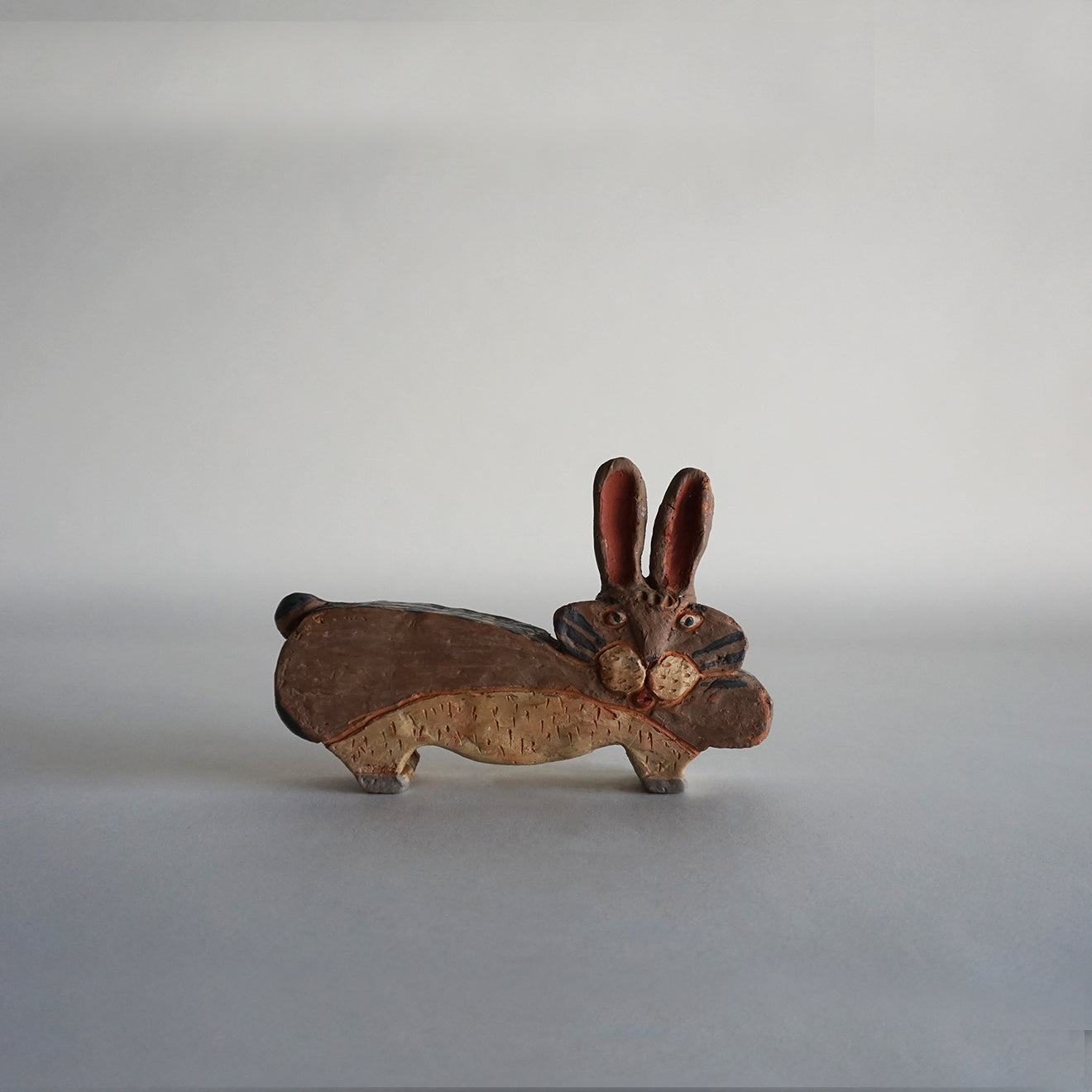 パンフレット掲載作品　三浦宏基さん　作品　オブジェ　お面　動物 うさぎ オブジェ – 立山日和